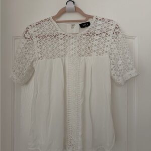 Vici NEW White Lace Blouse